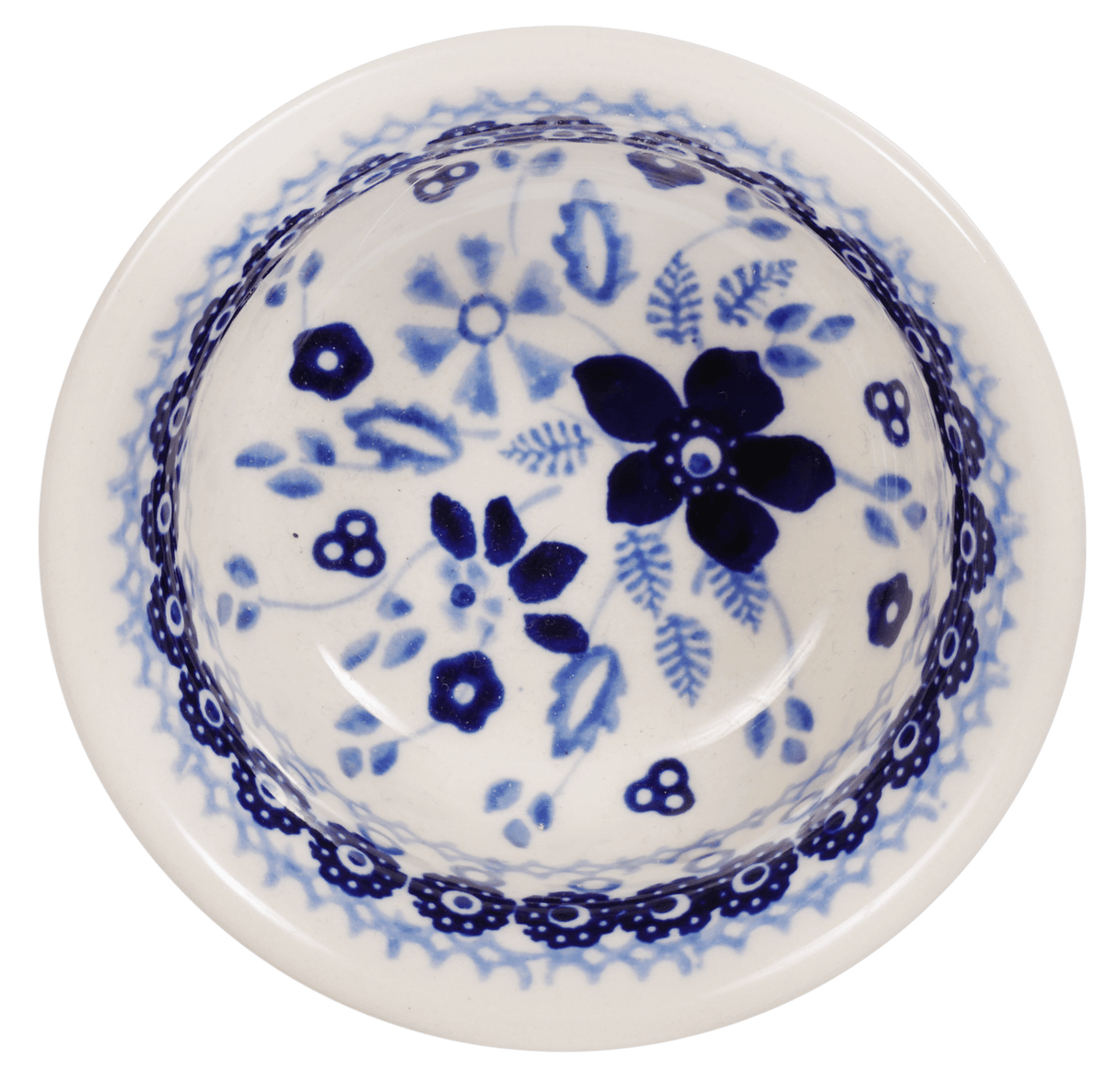 Bowl, Round, 3.5" in "Duet in Blue" by Manufaktura | M081S-SB01