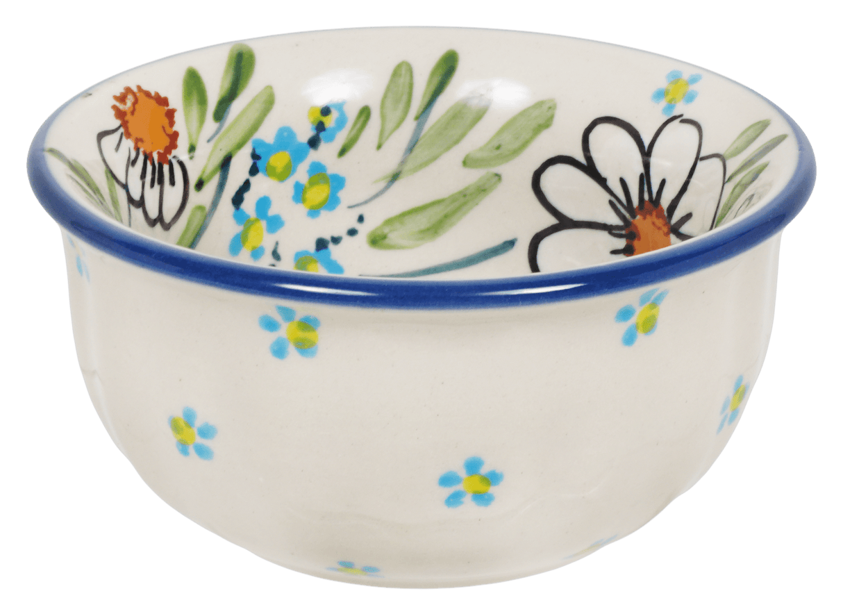 Bowl, Round, 3.5" in "Daisy Bouquet" by Manufaktura | M081S-TAB3