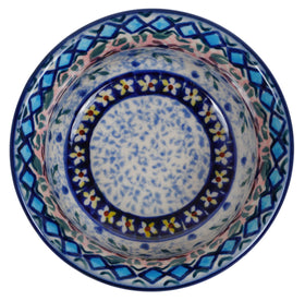 Polish Pottery 3.5" Bowl (Lilac Fields) | M081S-WK75 Additional Image at PolishPotteryOutlet.com