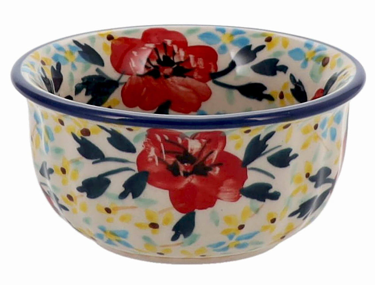 Bowl, Round, 3.5" in "Brilliant Wreath" by Manufaktura | M081S-WK78