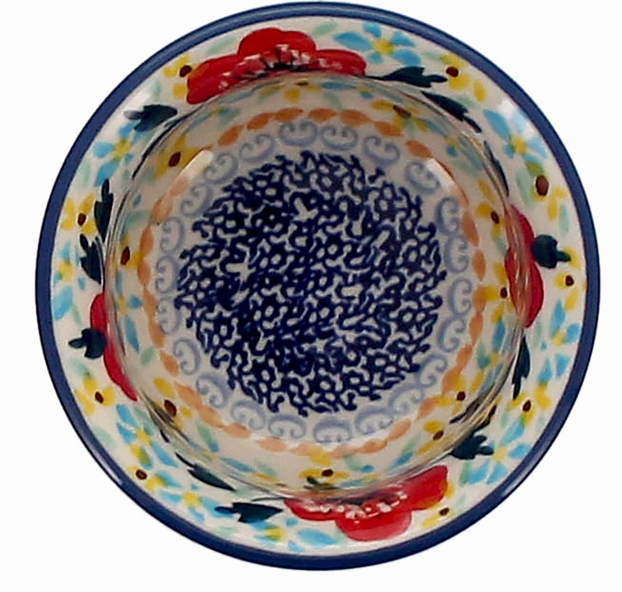 Bowl, Round, 3.5" in "Brilliant Wreath" by Manufaktura | M081S-WK78