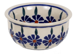 Bowl, Round, 3.5" in "Floral Peacock" by Manufaktura | M081T-54KK