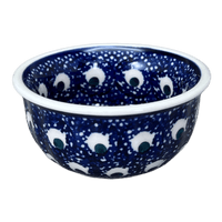 A picture of a Polish Pottery 3.5" Bowl (Night Eyes) | M081T-57 as shown at PolishPotteryOutlet.com/products/3-5-bowl-night-eyes-m081t-57