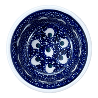 A picture of a Polish Pottery 3.5" Bowl (Night Eyes) | M081T-57 as shown at PolishPotteryOutlet.com/products/3-5-bowl-night-eyes-m081t-57