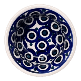 Polish Pottery 3.5" Bowl (Eyes Wide Open) | M081T-58 Additional Image at PolishPotteryOutlet.com