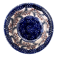 A picture of a Polish Pottery 3.5" Bowl (Very Vine) | M081T-AL as shown at PolishPotteryOutlet.com/products/3-5-bowl-very-vine-m081t-al