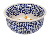 Bowl, Round, 3.5" in "Periwinkles & Pinwheels" by Manufaktura | M081T-AS42