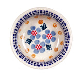 Bowl, Round, 3.5" in "Periwinkles & Pinwheels" by Manufaktura | M081T-AS42
