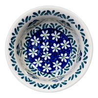 A picture of a Polish Pottery 3.5" Bowl (Forget Me Not) | M081T-ASS as shown at PolishPotteryOutlet.com/products/35-bowls-forget-me-not