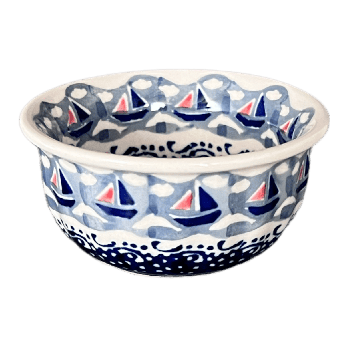 Bowl, Round, 3.5" in "Smooth Sailing" by Manufaktura | M081T-DPMA