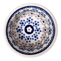 A picture of a Polish Pottery 3.5" Bowl (Floral Chain) | M081T-EO37 as shown at PolishPotteryOutlet.com/products/3-5-bowl-floral-chain-m081t-eo37