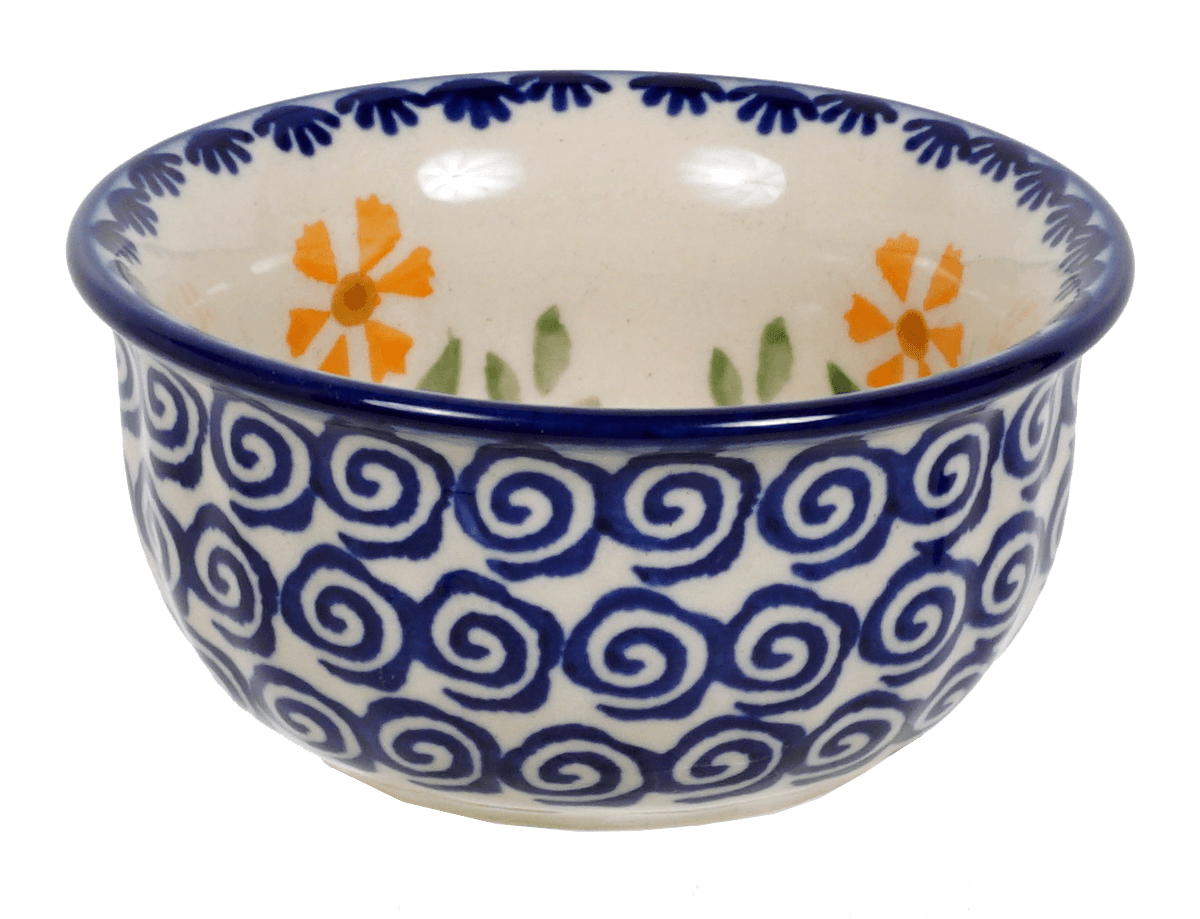 Bowl, Round, 3.5" in "Flower Power" by Manufaktura | M081T-JS14