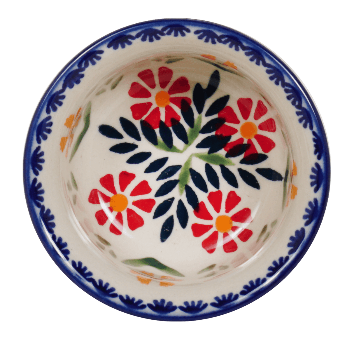 Bowl, Round, 3.5" in "Flower Power" by Manufaktura | M081T-JS14