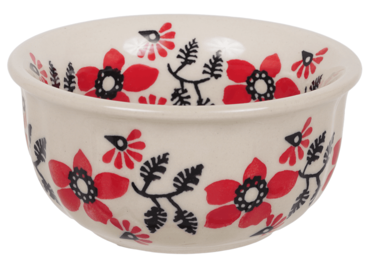 Bowl, Round, 3.5" in "Scarlet Garden" by Manufaktura | M081T-KK01
