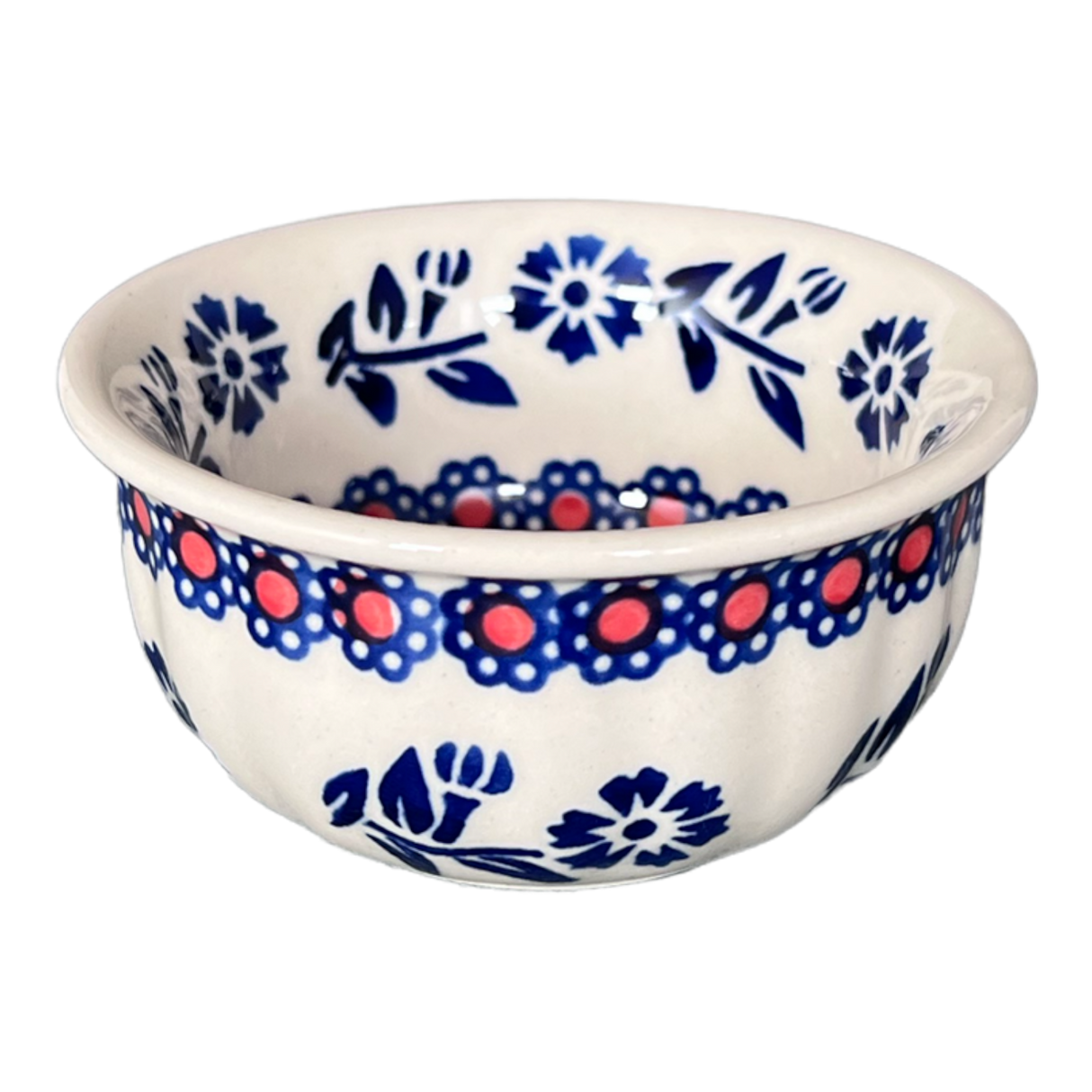 Bowl, Round, 3.5" in "Swedish Flower" by Manufaktura | M081T-KLK