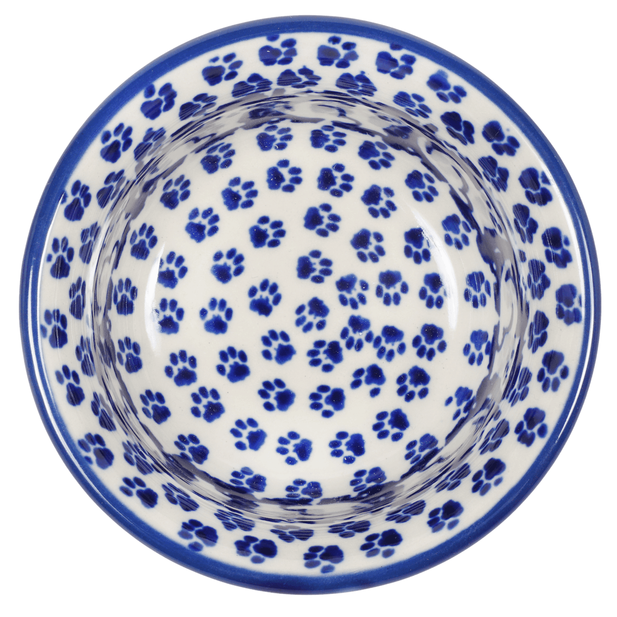 Bowl, Round, 3.5" in "Kitty Cat Path" by Manufaktura | M081T-KOT6