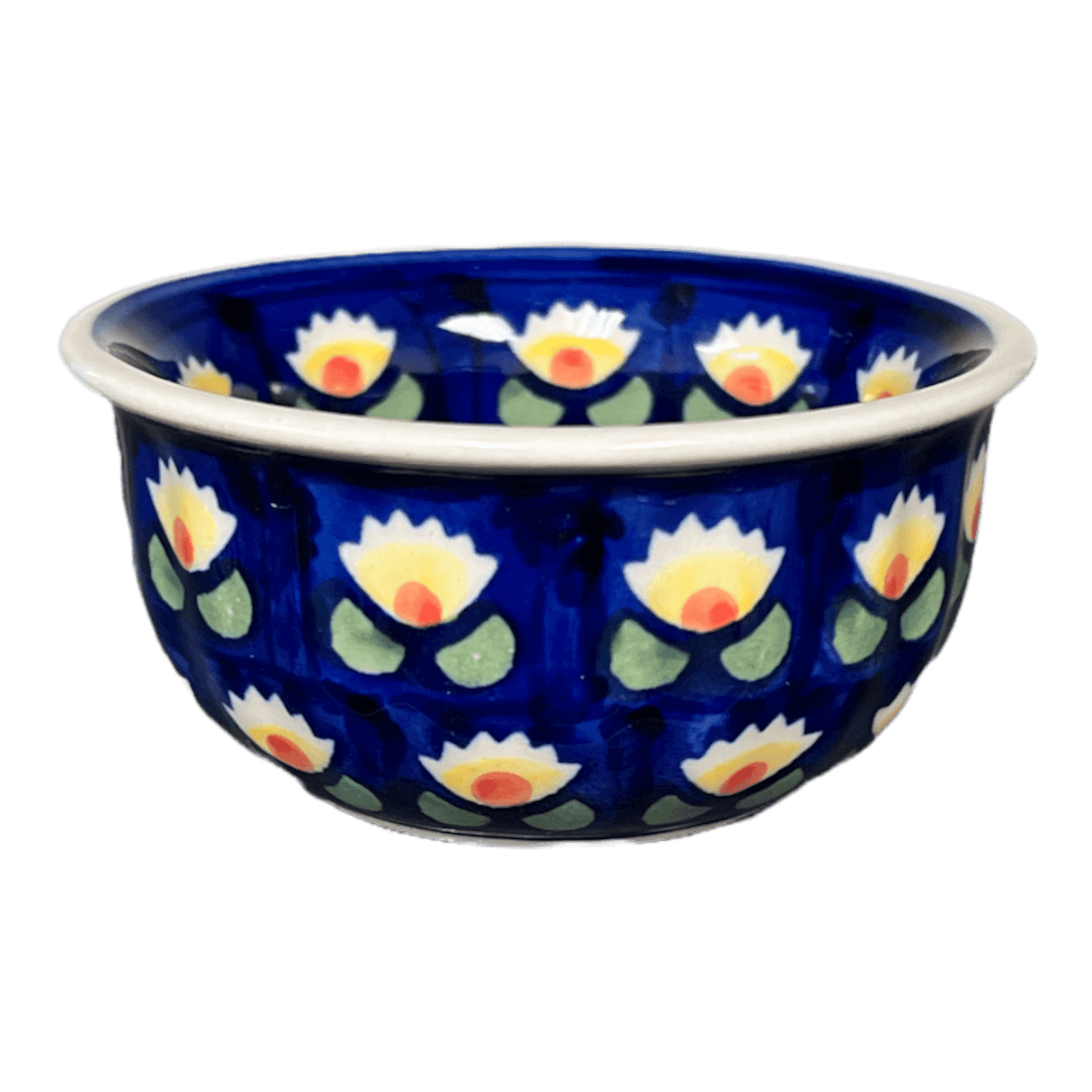 Bowl, Round, 3.5" in "Tulip Azul" by Manufaktura | M081T-LW