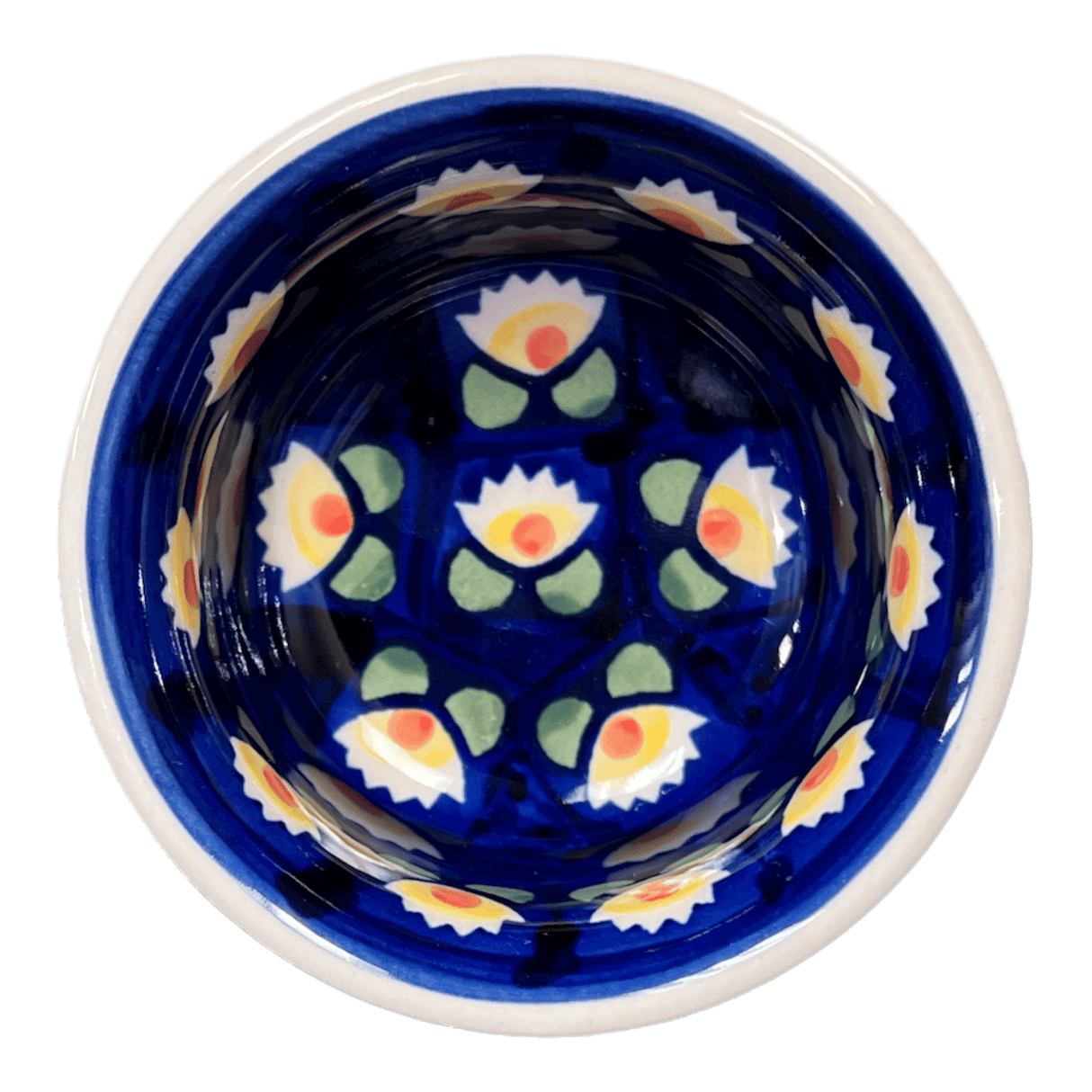 Bowl, Round, 3.5" in "Tulip Azul" by Manufaktura | M081T-LW