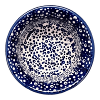 A picture of a Polish Pottery 3.5" Bowl (Sea Foam) | M081T-MAGM as shown at PolishPotteryOutlet.com/products/3-5-bowl-sea-foam-m081t-magm