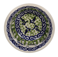 A picture of a Polish Pottery 3.5" Bowl (Riverbank) | M081T-MC15 as shown at PolishPotteryOutlet.com/products/35-bowls-riverbank