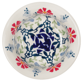 Polish Pottery 3.5" Bowl (Butterfly Blossoms) | M081T-MM02 Additional Image at PolishPotteryOutlet.com