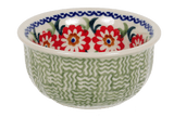 Bowl, Round, 3.5" in "Woven Reds" by Manufaktura | M081T-P181