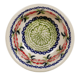 Bowl, Round, 3.5" in "Woven Reds" by Manufaktura | M081T-P181