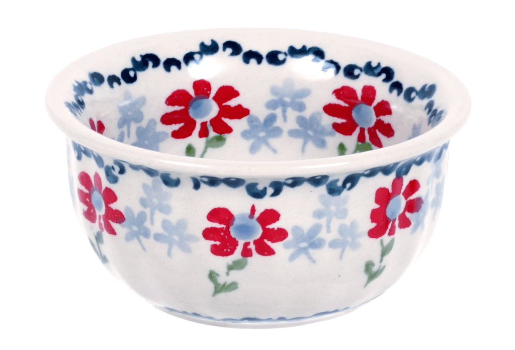 Bowl, Round, 3.5" in "Summer Blossoms" by Manufaktura | M081T-P232