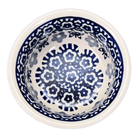 A picture of a Polish Pottery 3.5" Bowl (Butterfly Border) | M081T-P249 as shown at PolishPotteryOutlet.com/products/3-5-bowl-butterfly-border-m081t-p249