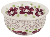 Bowl, Round, 3.5" in "Merlot Garden" by Manufaktura | M081T-P353
