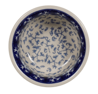 A picture of a Polish Pottery 3.5" Bowl (Frosty Thicket) | M081T-P374 as shown at PolishPotteryOutlet.com/products/35-bowls-frosty-thicket