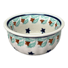 Polish Pottery 3.5" Bowl (Starry Wreath) | M081T-PZG at PolishPotteryOutlet.com