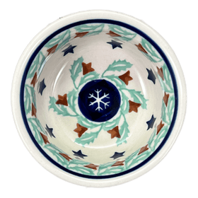 Polish Pottery 3.5" Bowl (Starry Wreath) | M081T-PZG Additional Image at PolishPotteryOutlet.com