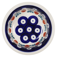 A picture of a Polish Pottery 3.5" Bowl (Mosquito) | M081T-70 as shown at PolishPotteryOutlet.com/products/35-bowls-mosquito