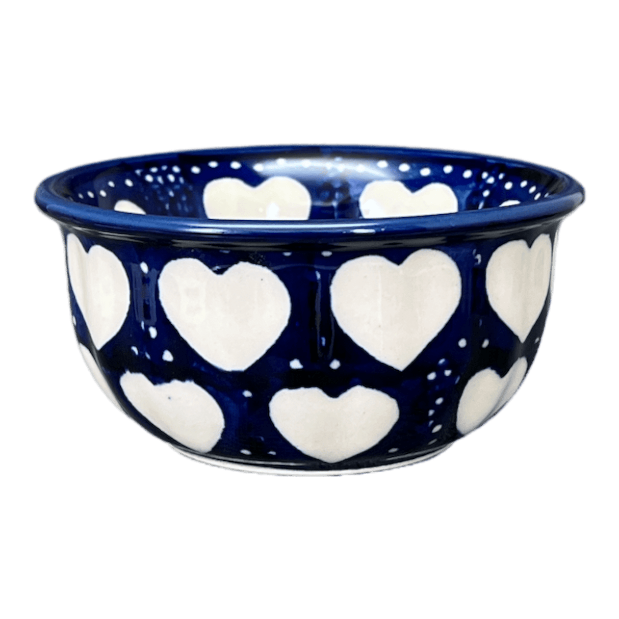 Bowl, Round, 3.5" in "Sea of Hearts" by Manufaktura | M081T-SEA
