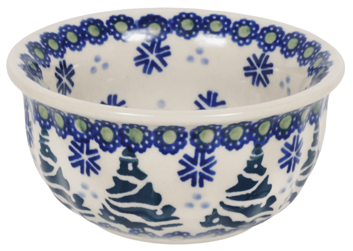 Bowl, Round, 3.5" in "Snowy Pines" by Manufaktura | M081T-U22