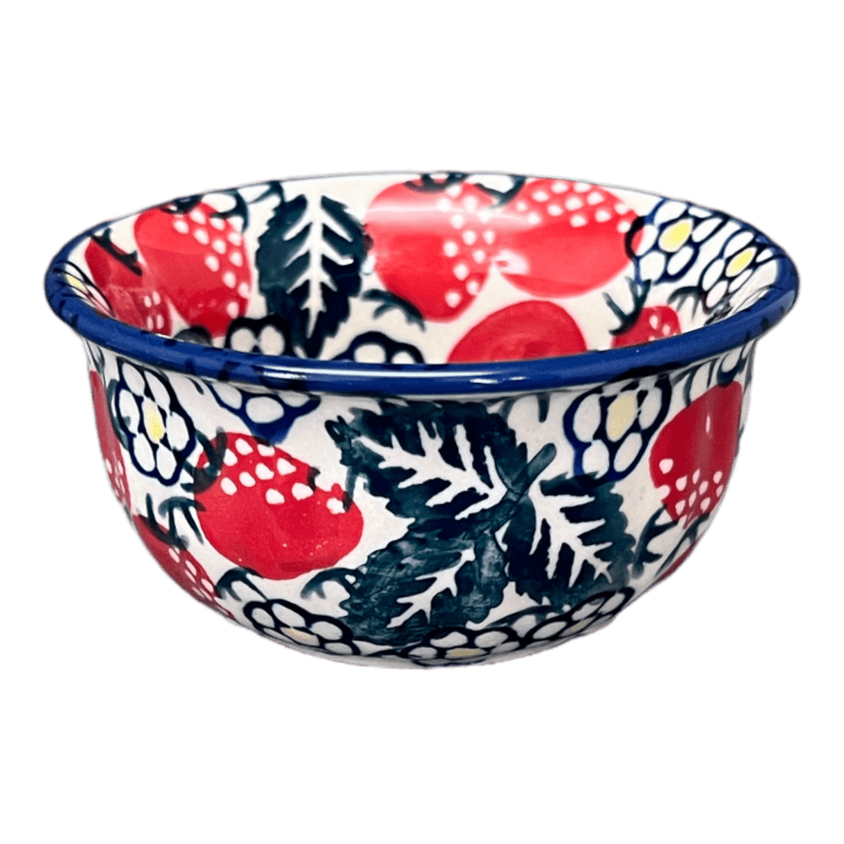 Bowl, Round, 3.5" in "Strawberry Fields" by Manufaktura | M081U-AS59