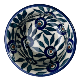 Polish Pottery 3.5" Bowl (Peacock Parade) | M081U-AS60 Additional Image at PolishPotteryOutlet.com