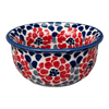 Polish Pottery 3.5" Bowl (Falling Petals) | M081U-AS72 at PolishPotteryOutlet.com