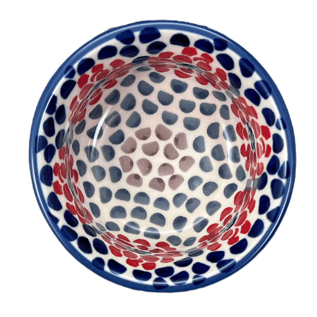 Bowl, Round, 3.5" in "Falling Petals" by Manufaktura | M081U-AS72