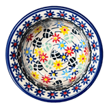 Bowl, Round, 3.5" in "Floral Swirl" by Manufaktura | M081U-BL01