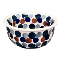 A picture of a Polish Pottery 3.5" Bowl (Fall Confetti) | M081U-BM01 as shown at PolishPotteryOutlet.com/products/3-5-bowl-berry-bunches-m081u-bm01