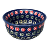 Polish Pottery 3.5" Bowl (Rings of Flowers) | M081U-DH17 at PolishPotteryOutlet.com