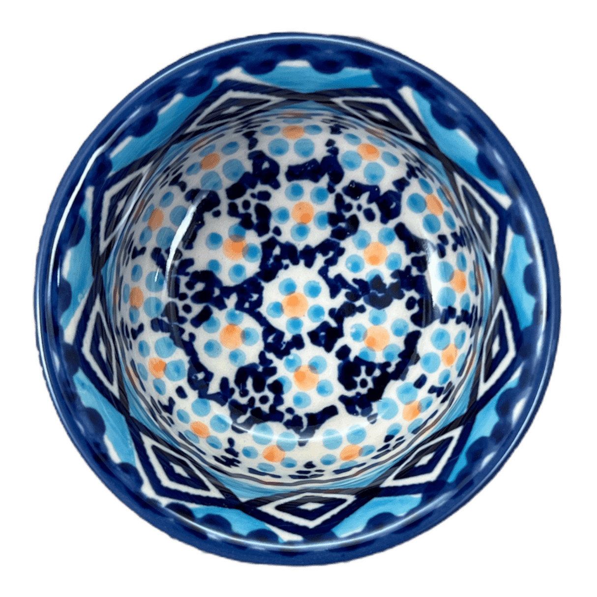 Bowl, Round, 3.5" in "Blue Diamond" by Manufaktura | M081U-DHR