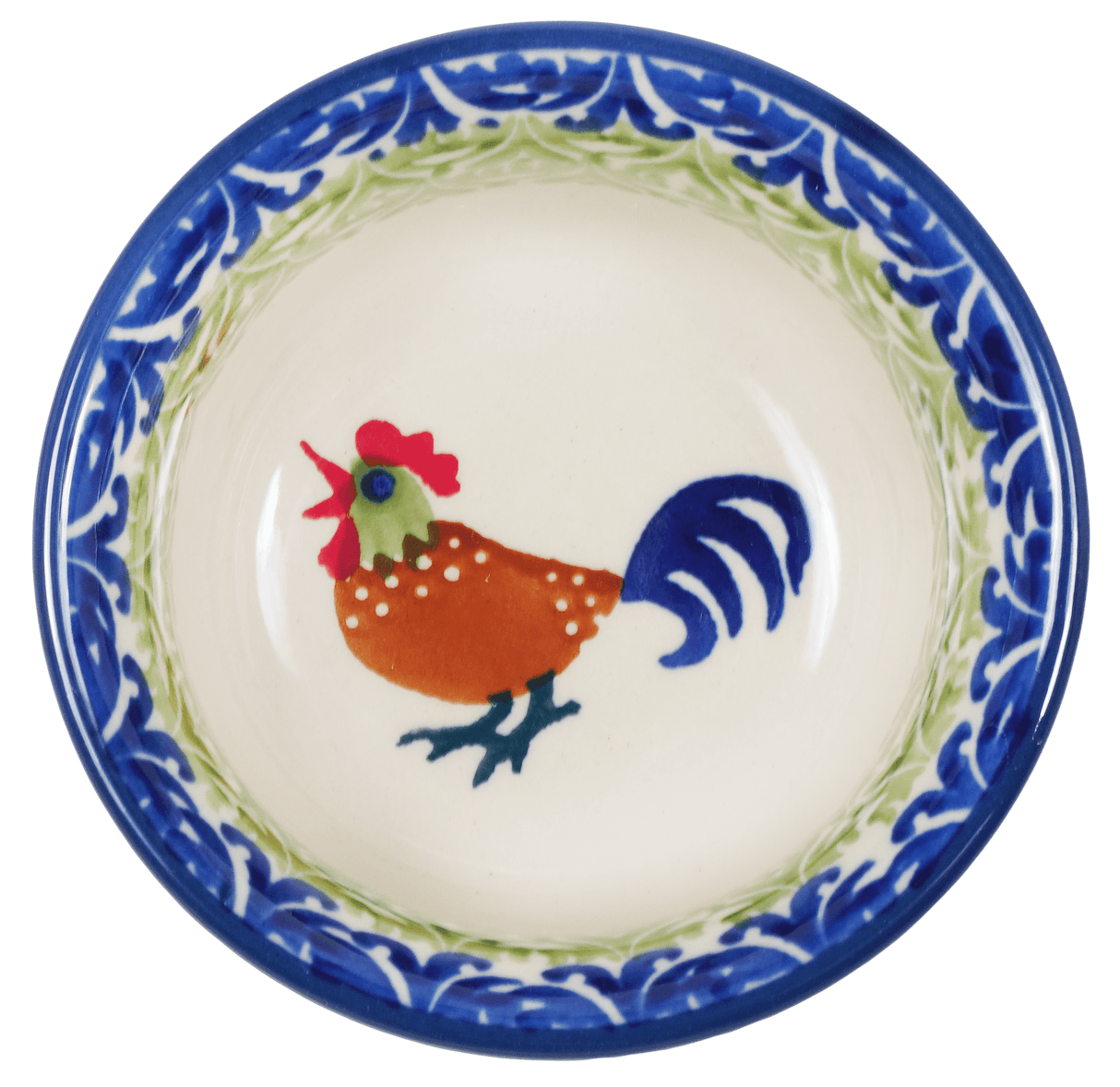 Bowl, Round, 3.5" in "Chicken Dance" by Manufaktura | M081U-P320