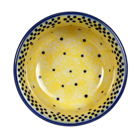 Bowl, Round, 3.5" in "Sunshine Blue Speckle" by Manufaktura | M081U-PP04