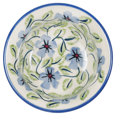 Bowl, Round, 3.5" in "Periwinkle Vine" by Manufaktura | M081U-TAB1