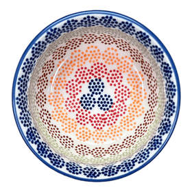 Polish Pottery 4.5" Bowl (Speckled Rainbow) | M082M-AS37 Additional Image at PolishPotteryOutlet.com