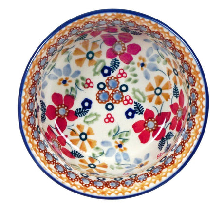 Bowl, Round, 4.5" in "Ruby Duet" by Manufaktura | M082S-DPLC