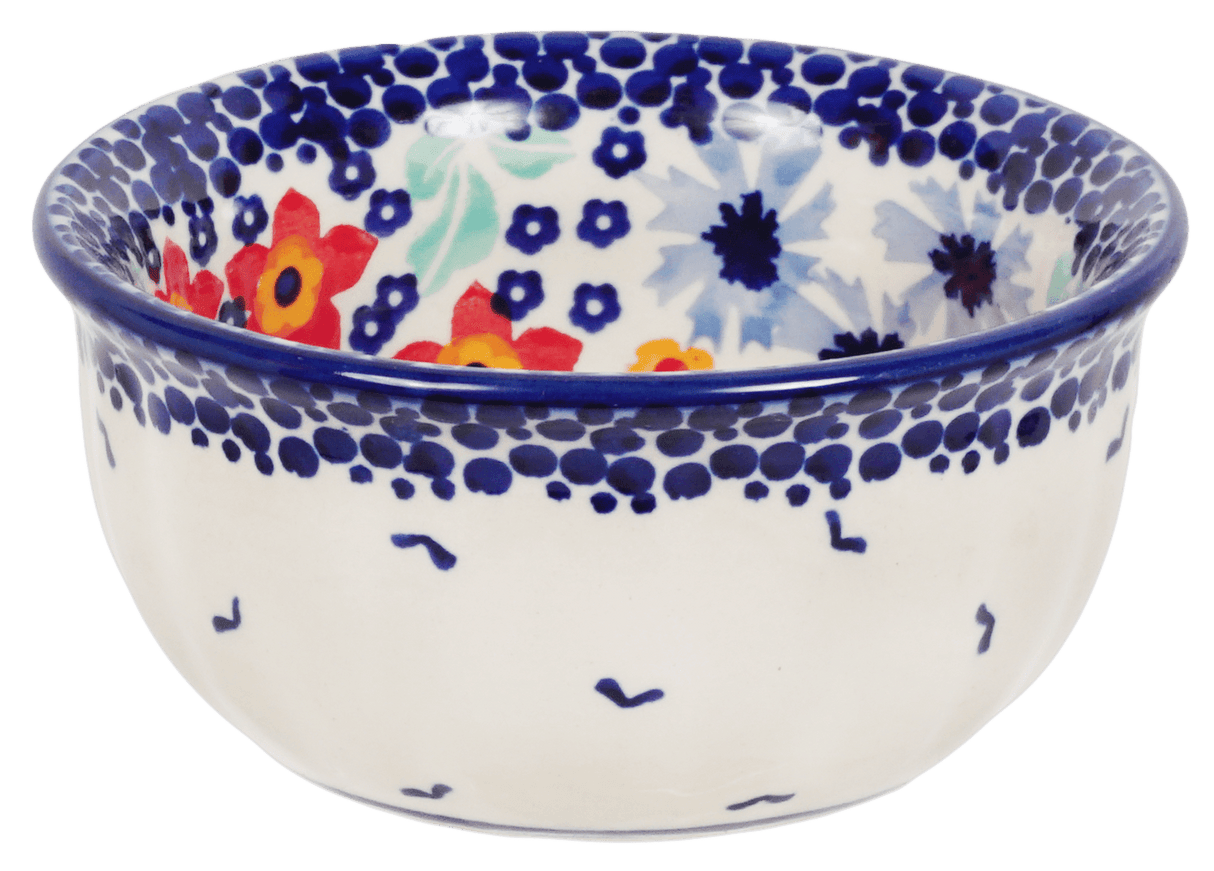 Bowl, Round, 4.5" in "Brilliant Garden" by Manufaktura | M082S-DPLW